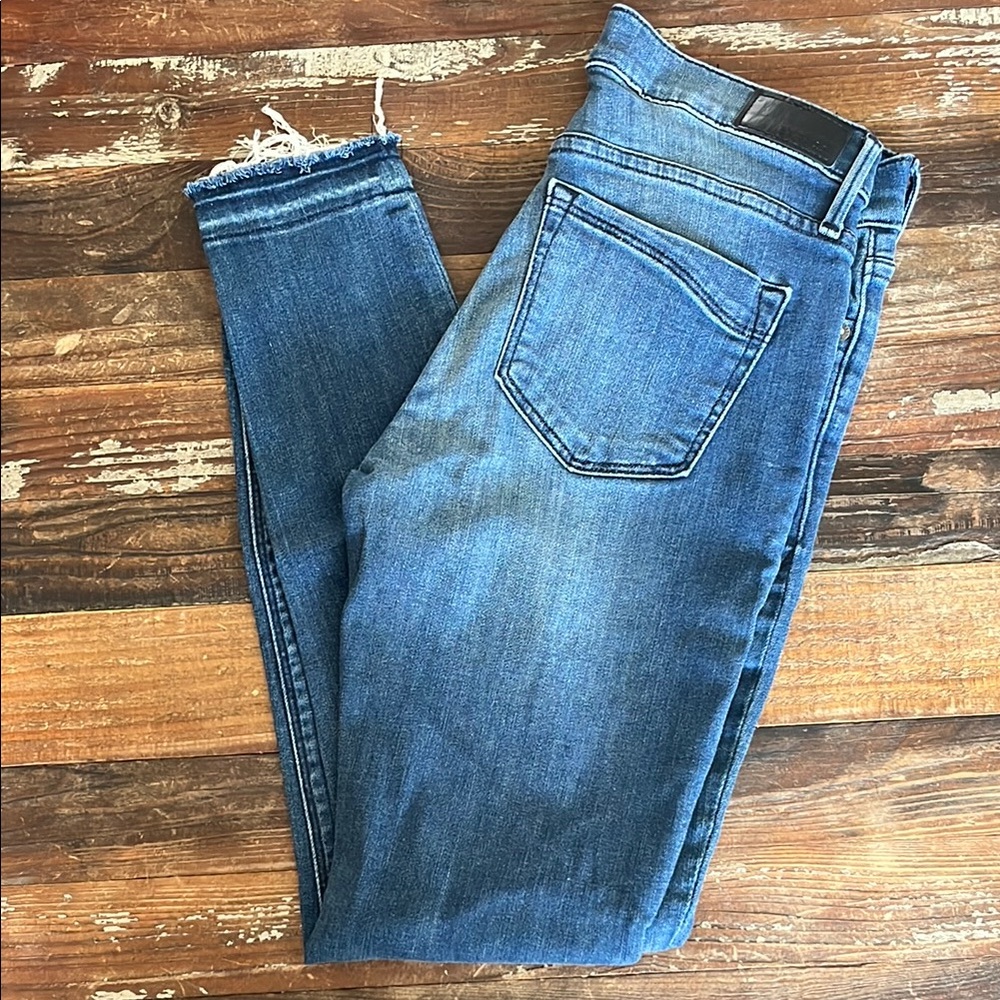Express Ankle Skinny Blue Jeans